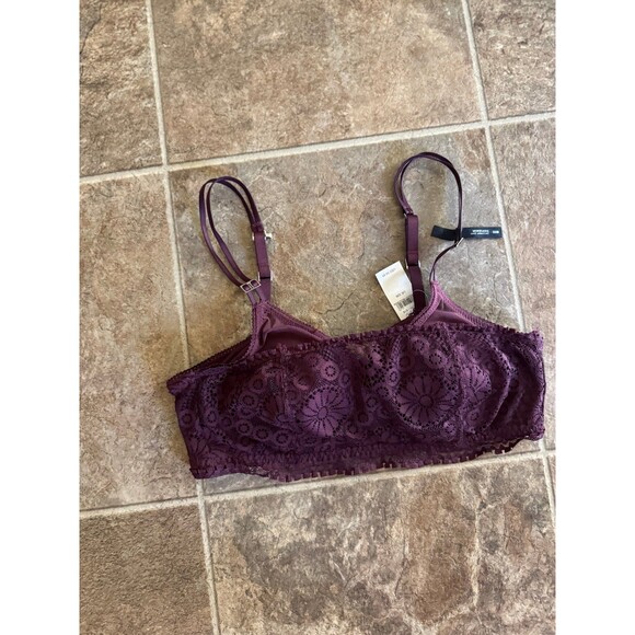 Aerie Real Power Wireless Push Up Joy Convertible Lace Bra Size 32B - Picture 3 of 8